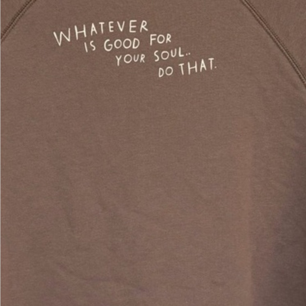 NATURAL LIFE Brown Sweatshirt with Daisy Design - Picture 2 of 3